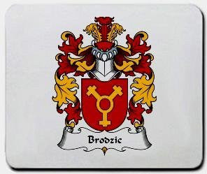 Brodzic coat of arms mouse pad