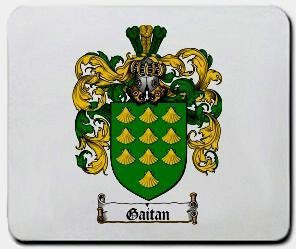 Gaitan coat of arms mouse pad