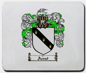 Acred coat of arms mouse pad