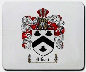 Allnatt coat of arms mouse pad