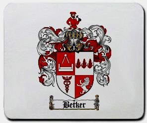 Betker coat of arms mouse pad