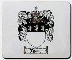 Lyndly coat of arms mouse pad