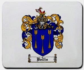 Bollin coat of arms mouse pad