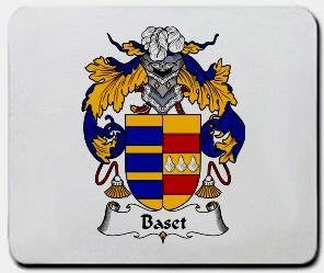 Baset coat of arms mouse pad