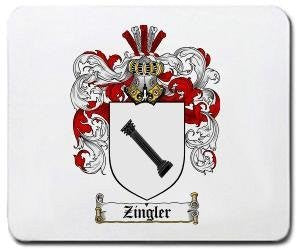 Zingler coat of arms mouse pad