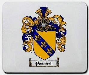 Powdrell coat of arms mouse pad