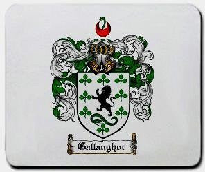 Gallaughor coat of arms mouse pad