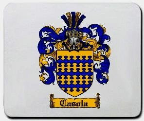 Casola coat of arms mouse pad