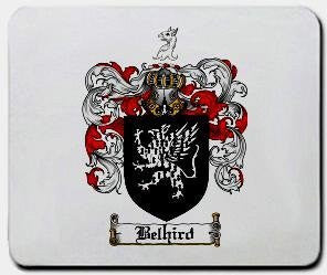 Belhird coat of arms mouse pad