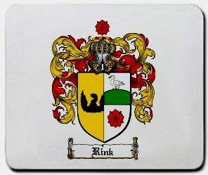 Rink coat of arms mouse pad