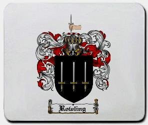 Rowling coat of arms mouse pad