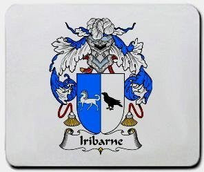Iribarne coat of arms mouse pad