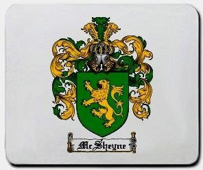 Mcsheyne coat of arms mouse pad