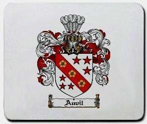 Auvil coat of arms mouse pad