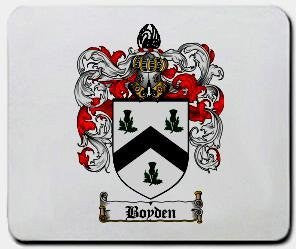 Boyden coat of arms mouse pad