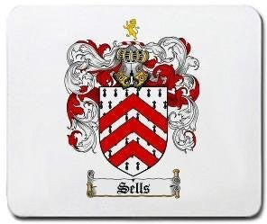 Sells coat of arms mouse pad