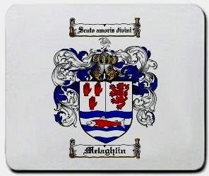 Melaghlin coat of arms mouse pad