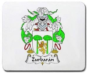 Zurbaran coat of arms mouse pad