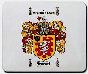Garnet coat of arms mouse pad