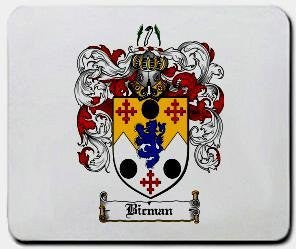 Bicman coat of arms mouse pad