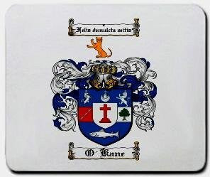 O'kane coat of arms mouse pad