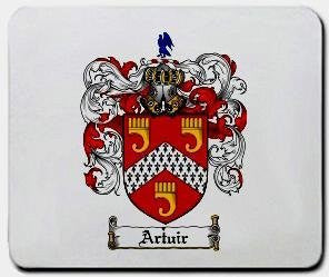 Artuir coat of arms mouse pad