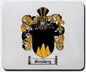Greenberg coat of arms mouse pad