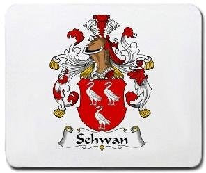 Schwan coat of arms mouse pad