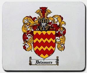 Delamare coat of arms mouse pad