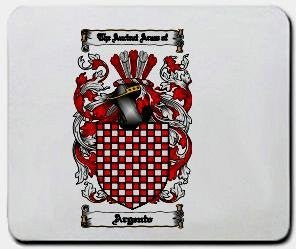Argento coat of arms mouse pad