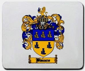 Biscaro coat of arms mouse pad
