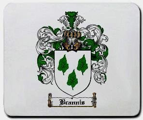 Brannis coat of arms mouse pad