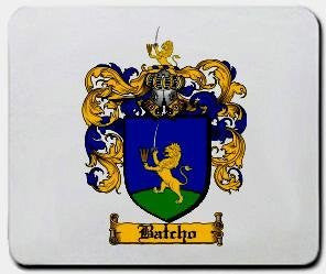 Batcho coat of arms mouse pad