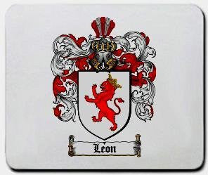 Leon coat of arms mouse pad