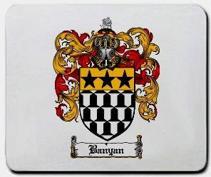 Banyan coat of arms mouse pad
