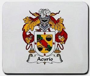 Acurio coat of arms mouse pad