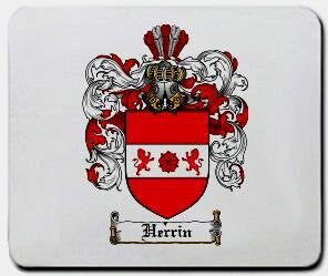Herrin coat of arms mouse pad