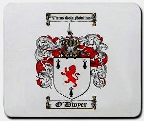 O'dwyer coat of arms mouse pad