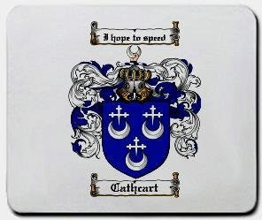 Cathcart coat of arms mouse pad