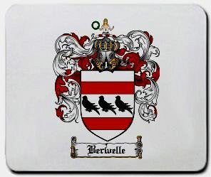 Berwelle coat of arms mouse pad