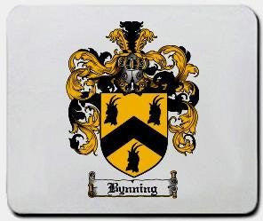 Bynning coat of arms mouse pad