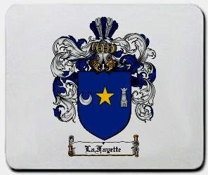 Lafayette coat of arms mouse pad