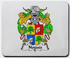 Nogues coat of arms mouse pad
