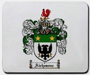 Aichesone coat of arms mouse pad