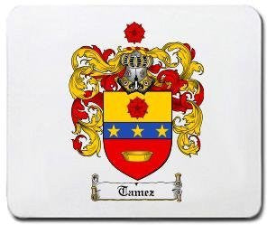 Tamez coat of arms mouse pad