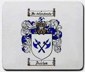 Accles coat of arms mouse pad