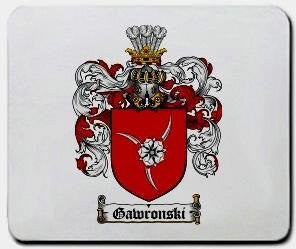 Gawronski coat of arms mouse pad