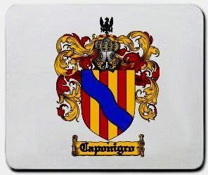 Caponigro coat of arms mouse pad