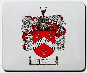 Friend coat of arms mouse pad