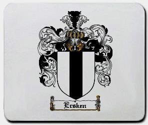 Ersken coat of arms mouse pad